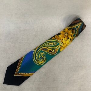 Panatelli Tie 4" wide 56" long Gently worn Made in Italy 100% silk No tab loop